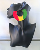 Reggae Afro Color Earrings
