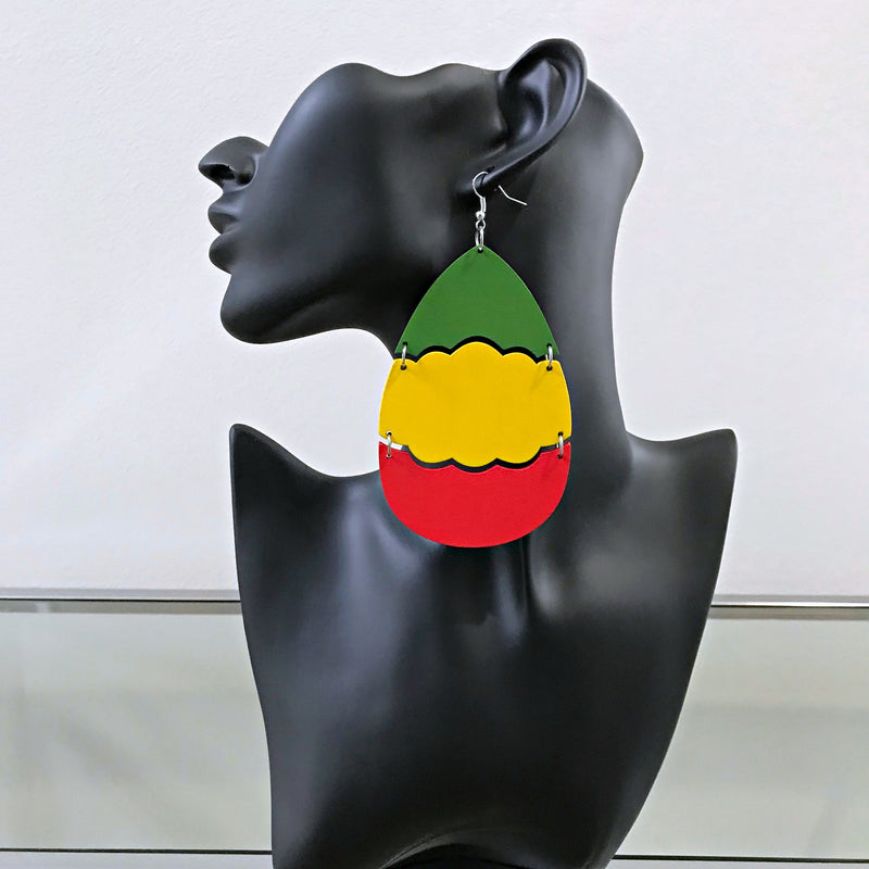 Afro color Earrings