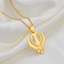 Khanda Sikh Symbol Pendant Necklace