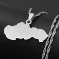 Slovakia Map Pendant Necklace