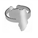 Africa Map Rings