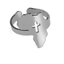 Africa Map Rings