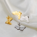 Tigray Map Stud Earrings