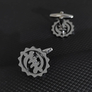 Nyame Ye Ohene Adinkra Ghanaian Symbols Cufflinks