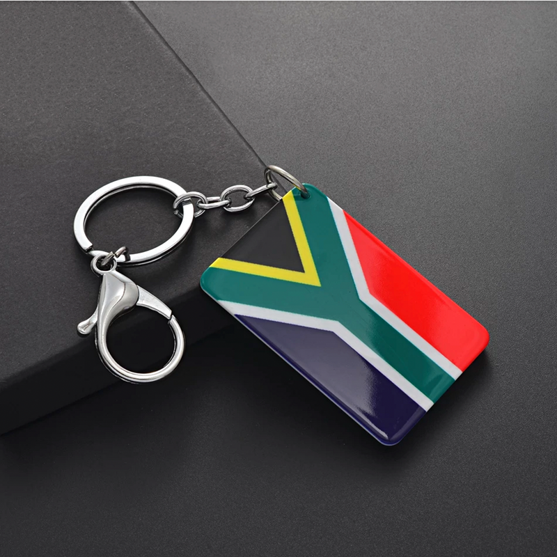 South Africa Flag Keychain