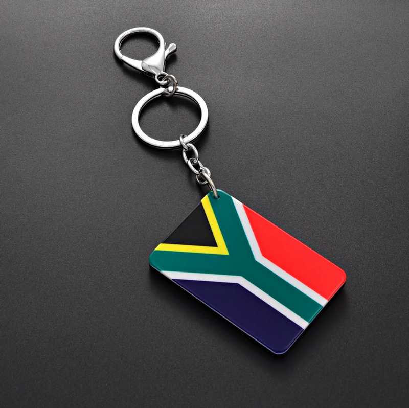 South Africa Flag Keychain