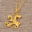 Saint-George Slaying The Dragon Pendant Necklace