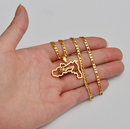 Tigray Map Outline Pendant Necklace