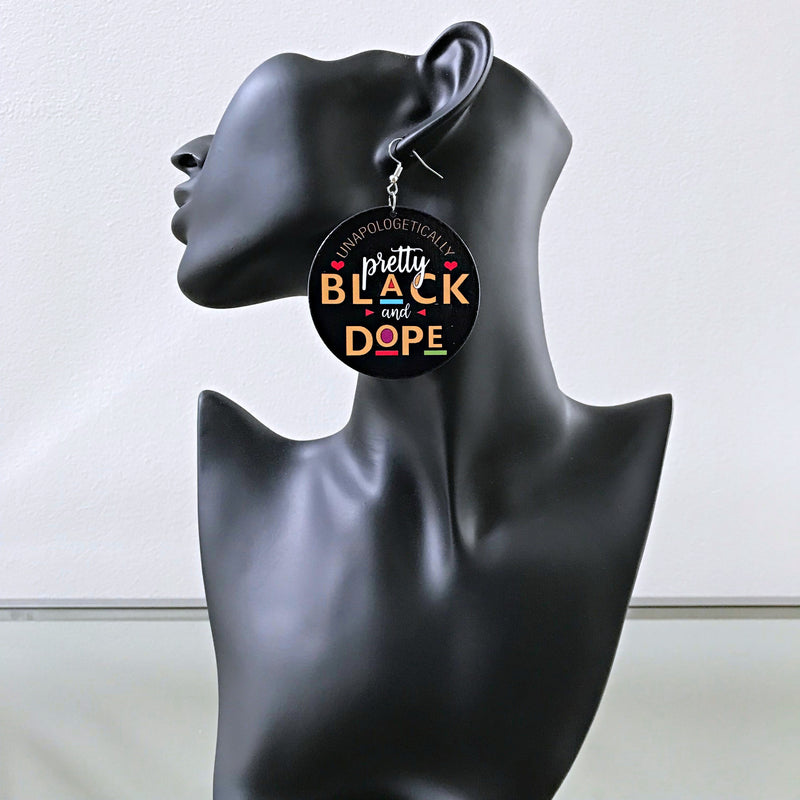 Unapologically Pretty Black and Dope Earrings