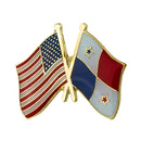 Panama & USA Friendship Flag Lapel Pin