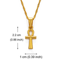 Ankh Cross Pendant Necklace