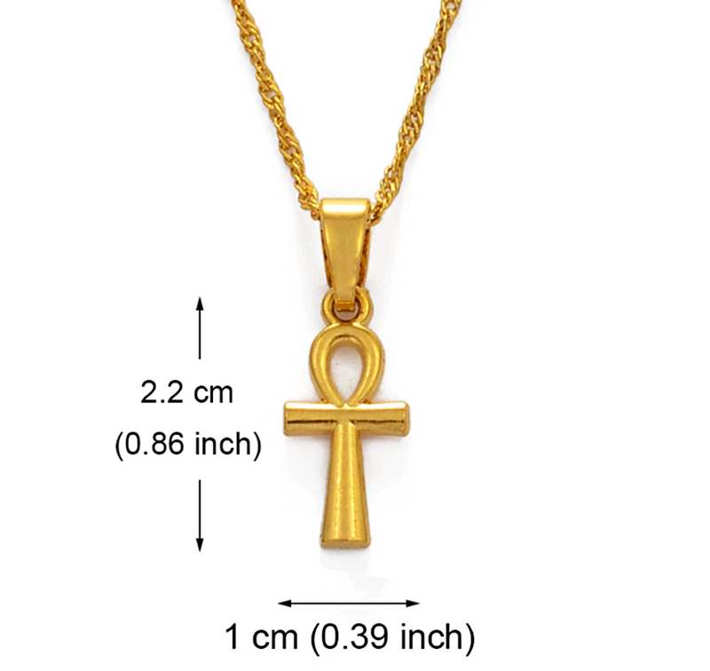 Ankh Cross Pendant Necklace