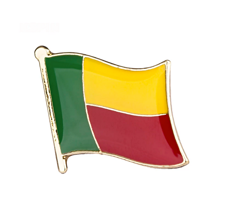 Benin Flag Lapel Pin