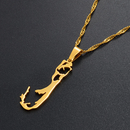 Bermuda Map Pendant Necklace