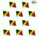 Congo Brazzaville Flag Lapel Pin