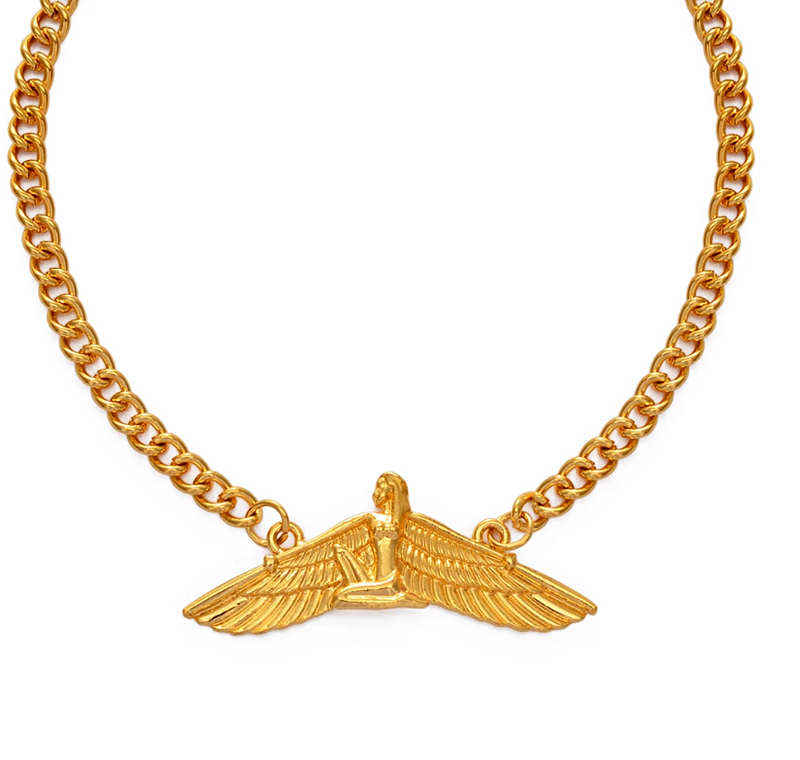 Fab Egyptian Goddess pendant necklace