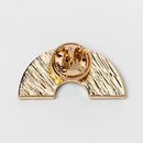 Transgender Pride Flag Rainbow Shaped Lapel Pin