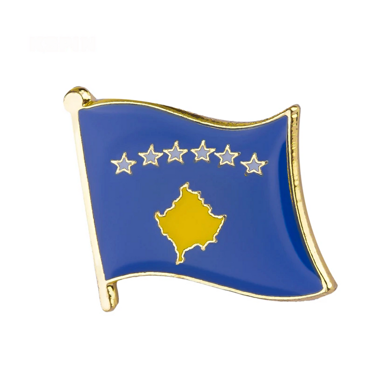 Kosovo Flag Lapel Pin