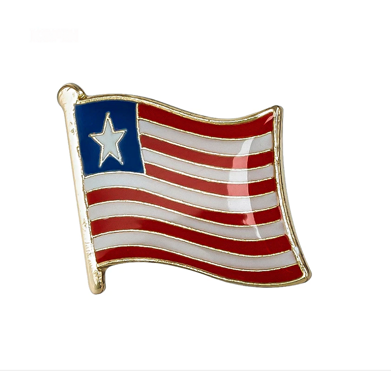 Liberia Flag Lapel Pin