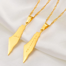 Palestine Map Pendant Necklace