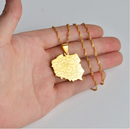 Poland Pendant Necklace with Cities