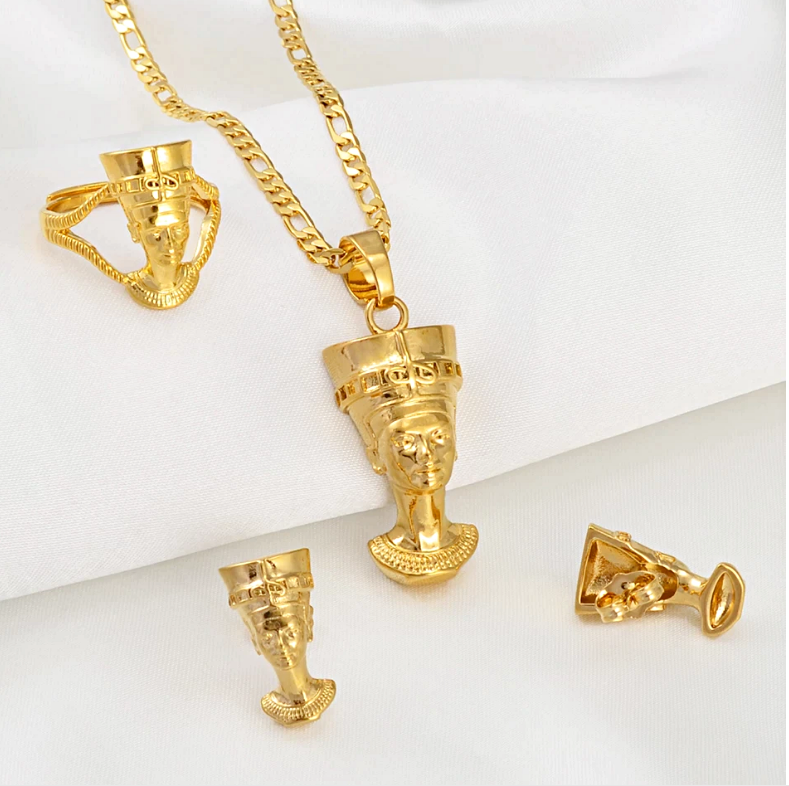 Egyptian Queen Nefertiti Jewelry Set