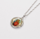 Virgin Mary Christian Pendant Necklace
