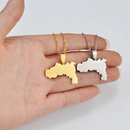 Tigray Map Pendant Necklace