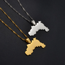Tigray Map Pendant Necklace