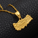 Turkey Map Pendant Necklace