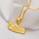 Turkey Map Pendant Necklace