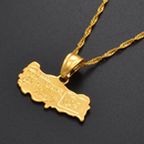 Turkey Map Pendant Necklace