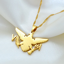 U.S Virgin Islands Eagle Pendant Necklace