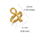 Ankh Cross Ring
