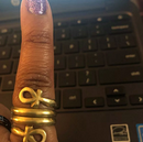 Ankh Cross Multilayer Ring