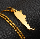 Argentina Map Pendant Necklace