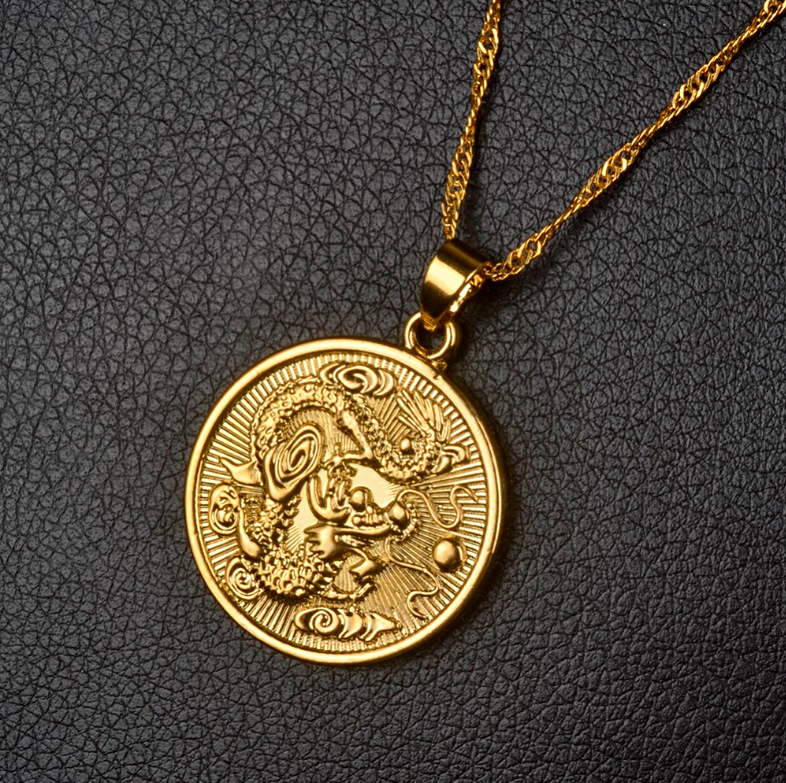 Dragon Auspicious Pendant Necklace