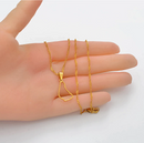 Barbados Map Outline Pendant Necklace