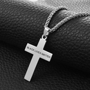 Black Lives Matter Cross Necklace