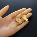 Black Lives Matter Power Hoop Drop Earrings