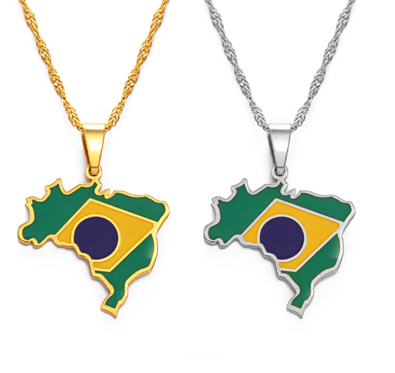Brazil pendant necklace