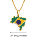 Brazil Pendant Necklace