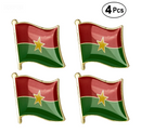 Burkina Faso Flag Lapel Pin