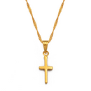 Christian Cross Mini Pendant Necklace