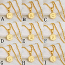 Initial Hexagon Pendant Necklace