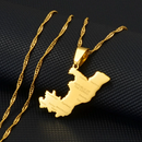 Congo Brazzaville Pendant Necklace