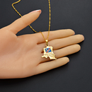 Democratic Republic of Congo map Pendant Necklace