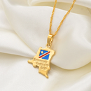 Democratic Republic of Congo map Pendant Necklace