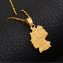 Germany Map Pendant Necklace