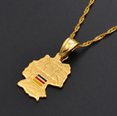 Germany Map Pendant Necklace